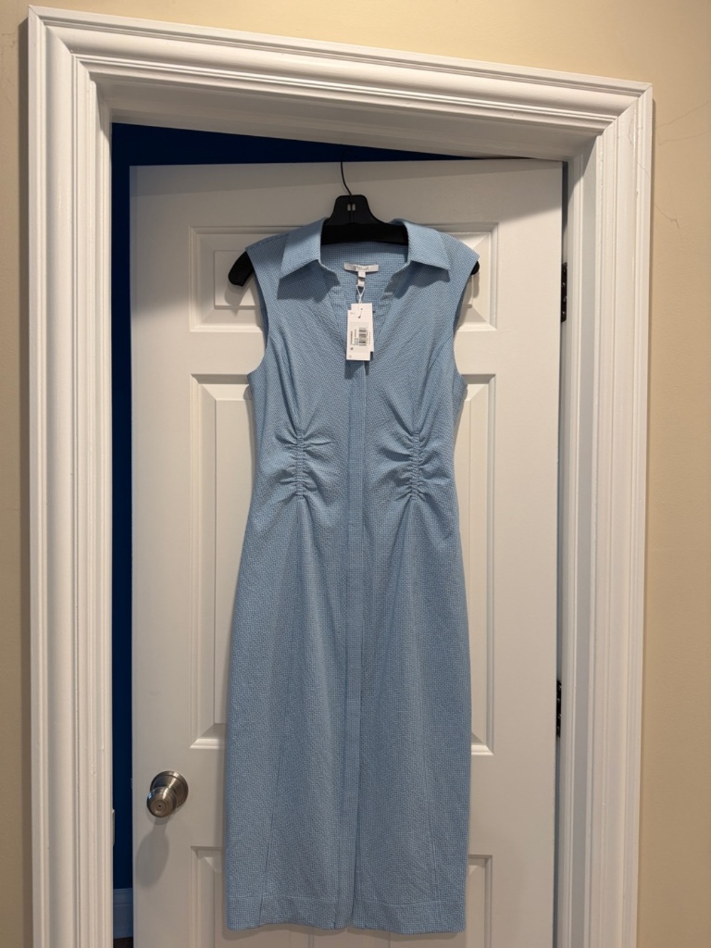 Derek Lam 10 Crosby Light Blue Sleeveless Shirt Dress